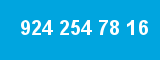 924 254 78 16 924 254 78 16